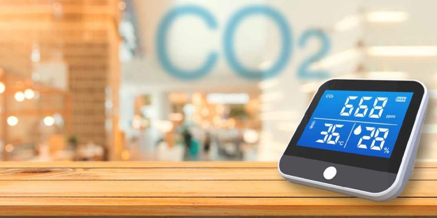 Consigue una concentración de Co2 inferior a 800 ppm en ambiente